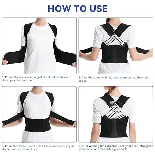 Adjustable Posture Corrector Upper Back Shoulder Posture Belt